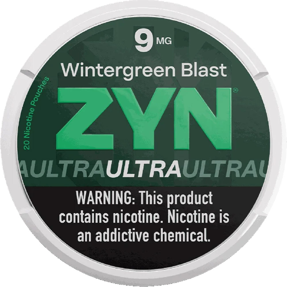 ZYN Ultra Nicotine Pouches Wintergreen 9mg 5ct