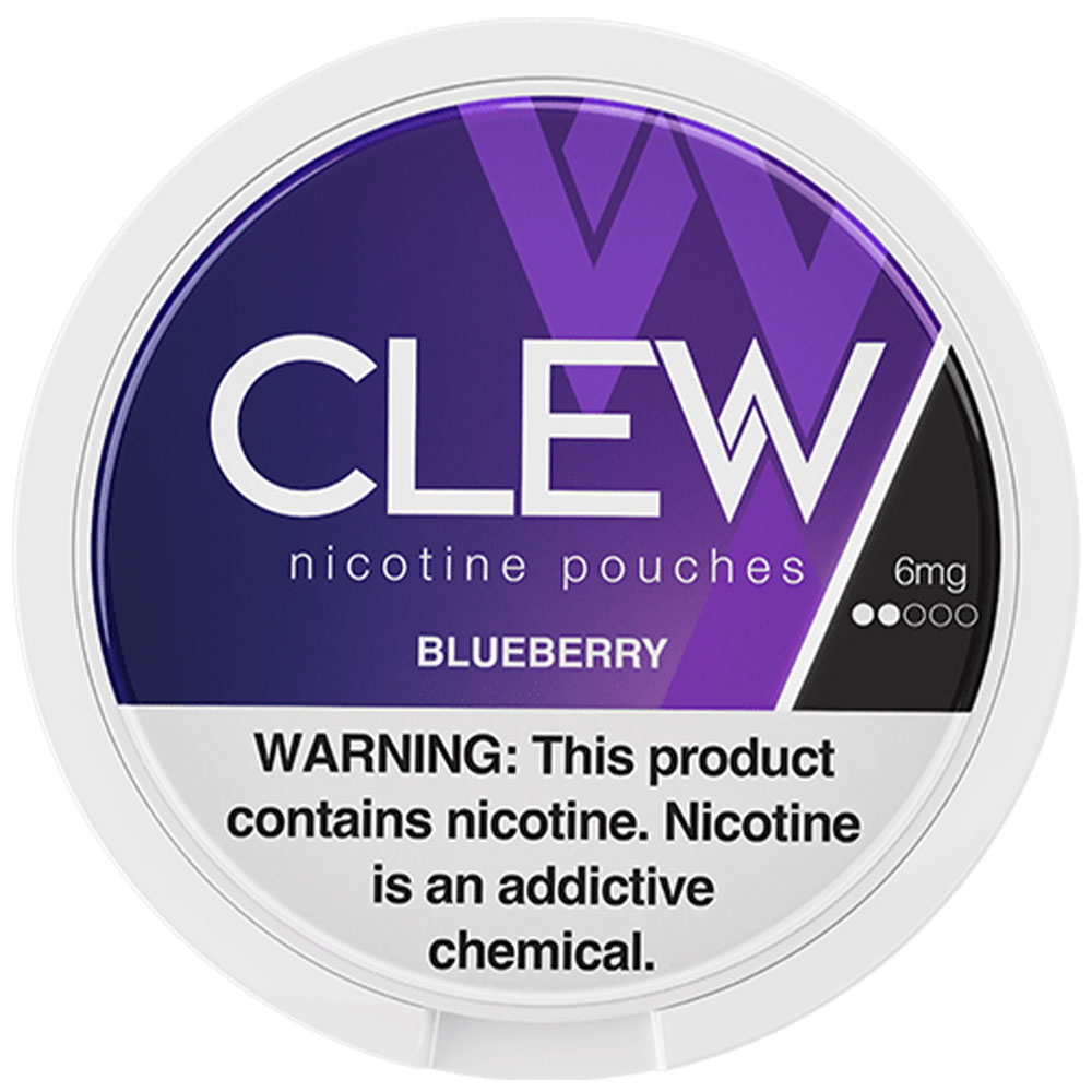 CLEW Nicotine Pouches Blueberry 6mg 5ct