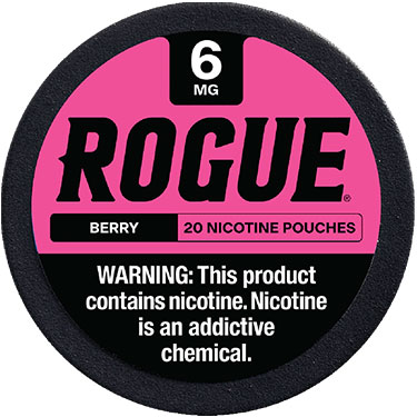 Rogue Nicotine Pouches Berry 6mg 5ct