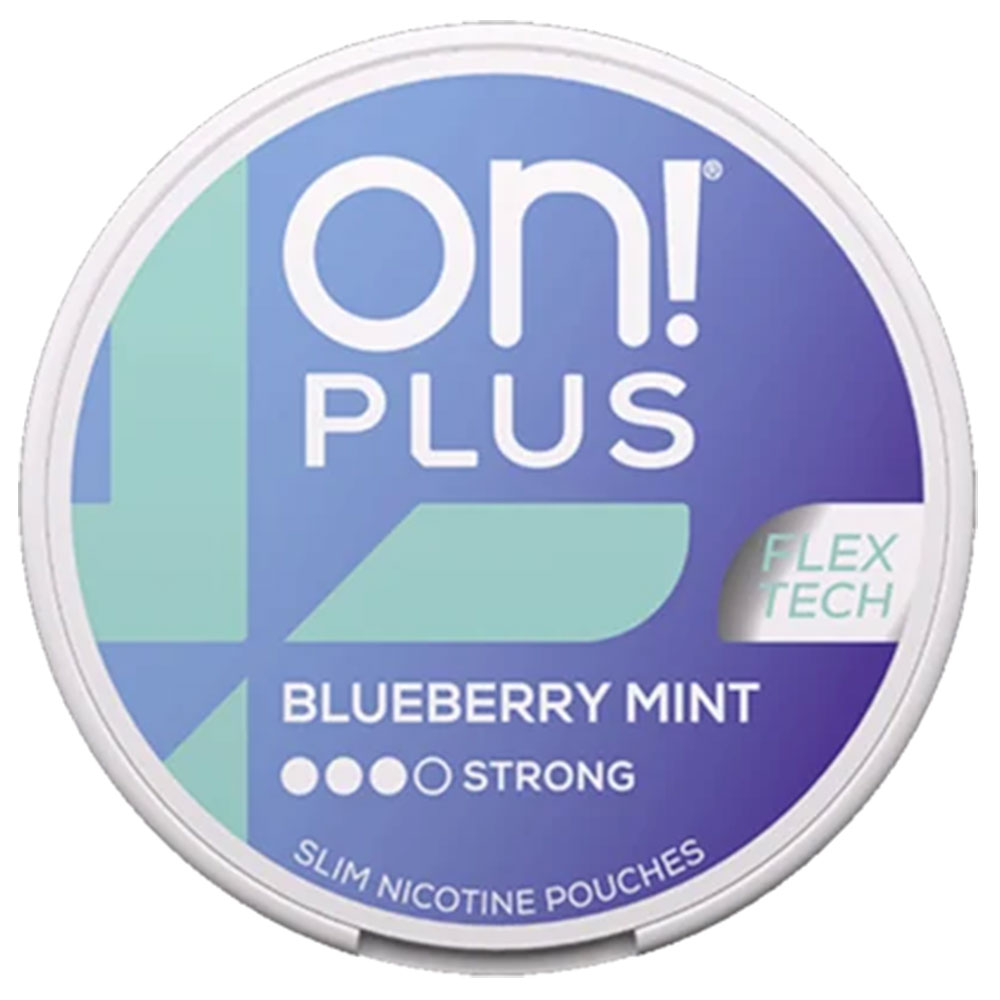 ON Plus Nicotine Pouches Blueberry Mint 12mg 5ct