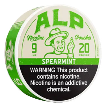 ALP Nicotine Pouches Spearmint 9mg 5ct