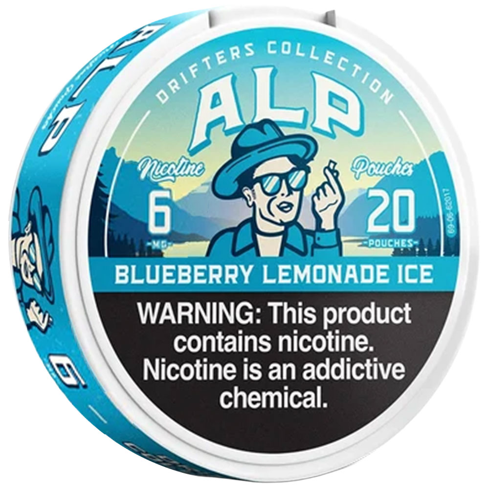 ALP Drifters Nicotine Pouches Blueberry Lemonade Ice 6mg 5ct