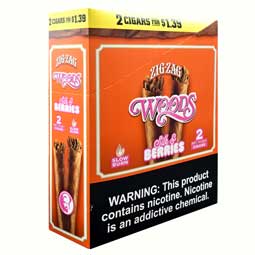 Zig Zag Woods Cigarillos Silk and Berries 15ct 2pk