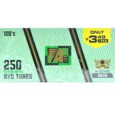 A One Cigarette Tubes Menthol 100s PP 3.49 250ct Box