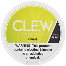CLEW Nicotine Pouches Citrus 12mg 5ct