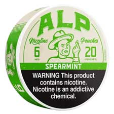 ALP Nicotine Pouches Spearmint 6mg 5ct