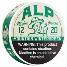 ALP Nicotine Pouches Mountain Wintergreen 12mg 5ct