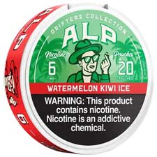 ALP Drifters Nicotine Pouches Watermelon Kiwi Ice 6mg 5ct