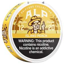 ALP Drifters Nicotine Pouches Island Peach 12mg 5ct
