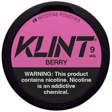 KLINT Nicotine Pouches Berry 9mg 5ct