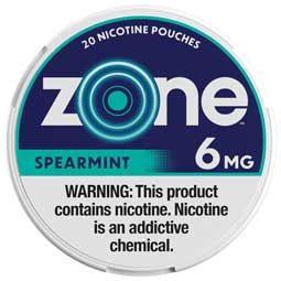 Zone Nicotine Pouches Spearmint 6mg 5ct